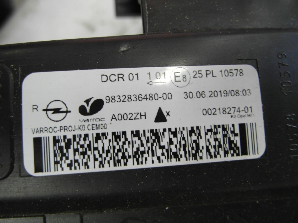 Frontscheinwerfer Opel Vivaro Zafira Life 00218274-01 Xenon Rechts Headlight