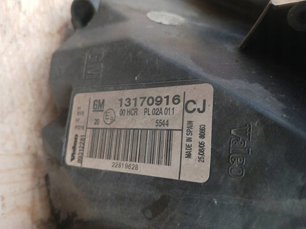 Frontscheinwerfer Opel Vectra C 13170916 Rechts Scheinwerfer Headlight SCH1958860648xi