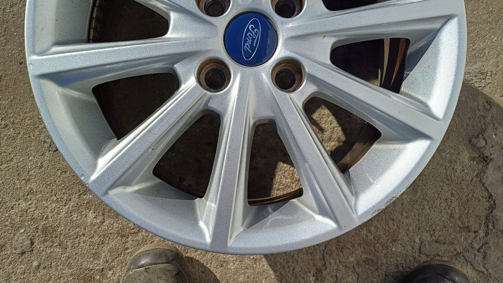 1x Alufelge 16 Zoll 6.5" 4x108 47 5ET H1BC-1007-B1A Ford Fiesta Rim Wheel