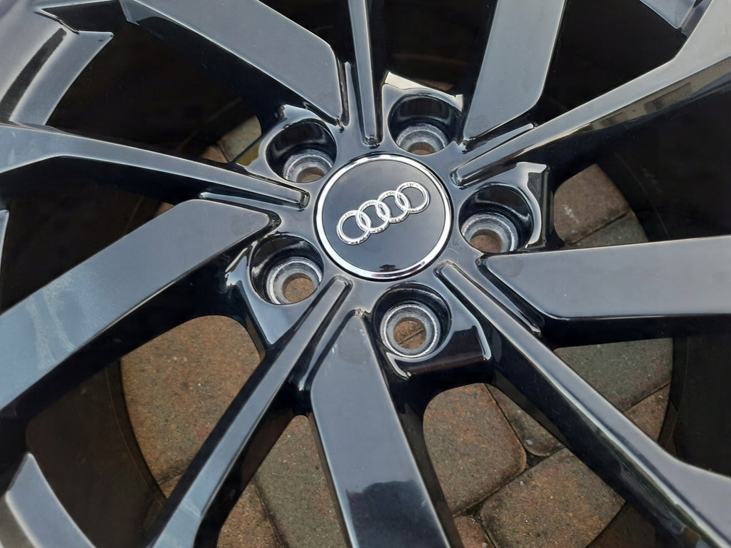 1x Alufelge 16 Zoll 6.5" 5x100 40ET Schwarz 82B071496 Audi A1 Sportback