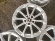 Load image into Gallery viewer, 1x Alufelge 17 Zoll 6.5" 5x112 44ET Glanz Silber A1774011300 Mercedes-Benz Cla FEL1744002314nh