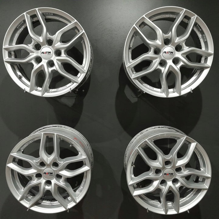 4x Alufelge 16 Zoll 6.5" 5x112 33ET Glanz Silber Audi Q3 Rim Wheel FEL5314366778pc
