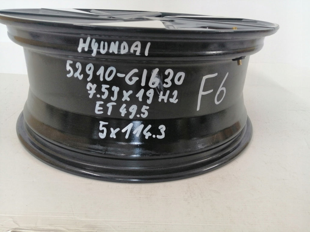 1x Alufelge 19 Zoll 7.5" 5x114.3 49 5ET 52910-G1630 Hyundai Ioniq Rim Wheel FEL5573575875vb