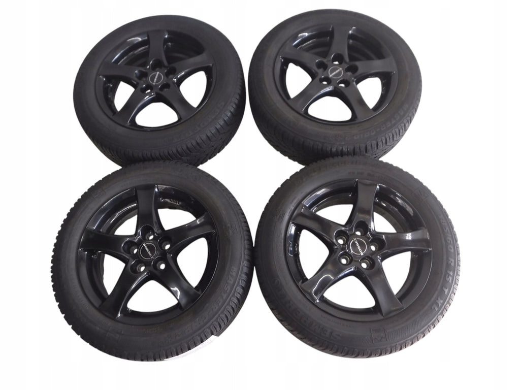 4x Alufelge 15 Zoll 6.0" 5x100 38ET Glanz Schwarz KBA50076 Audi I Rim Wheel FEL6421858356tl