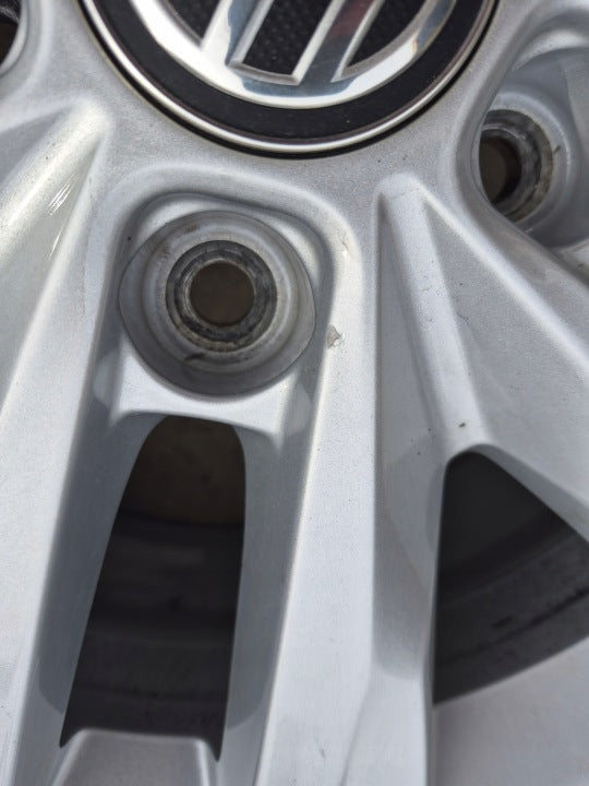 1x Alufelge 16 Zoll 6.5" 5x120 51ET Glanz Silber 7E0601025N VW Multivan FEL7525540048cv