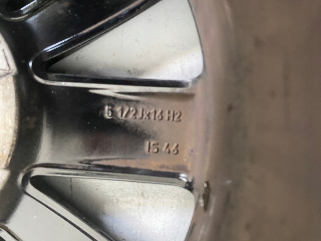 1x Alufelge 16 Zoll 5.5" 5x112 46ET Glanz Schwarz 6866674 Mini F57 F56 F55 FEL3510156751ld