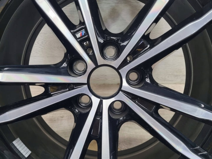 1x Alufelge 19 Zoll 8.5" 5x112 40ET Glanz Schwarz 8090095 BMW 3 G21 G20 FEL6797754066fg