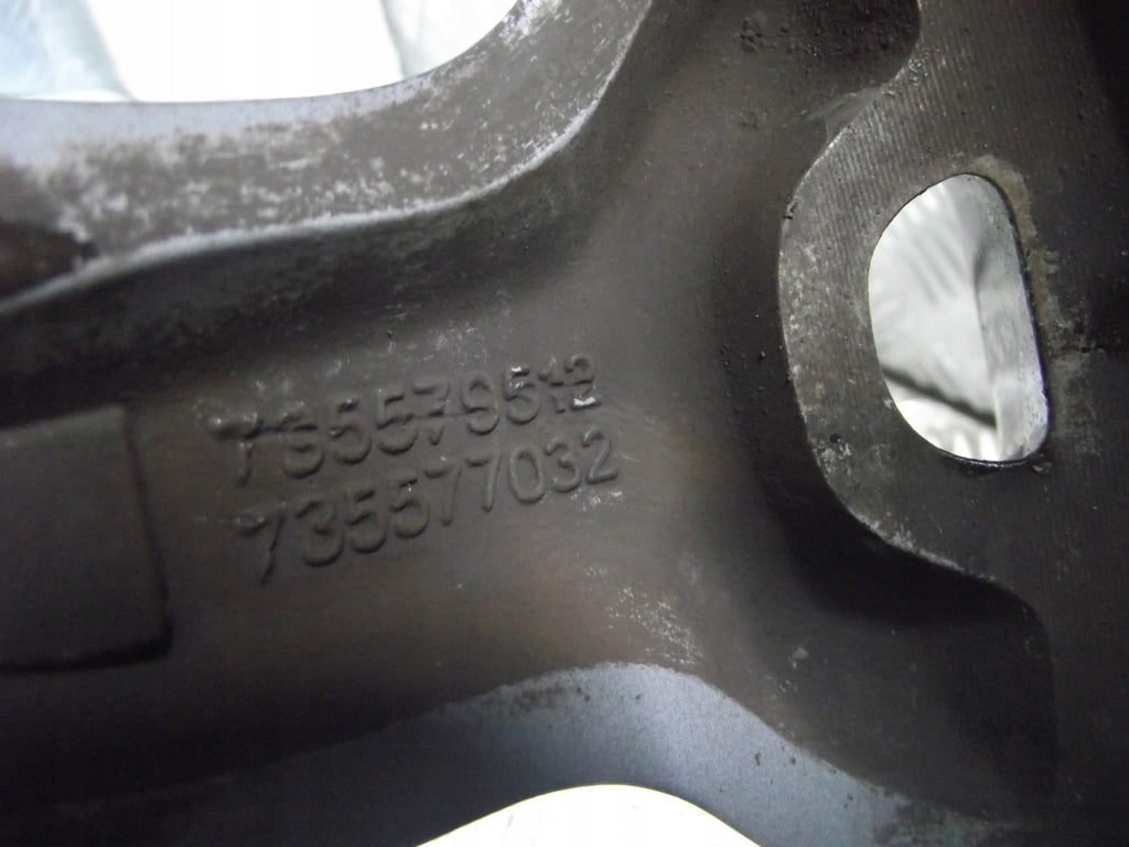 1x Alufelge 17 Zoll 7.0" 5x98 41ET Matt Schwarz 735579512 Fiat 1 500l Rim Wheel FEL1190536511gc