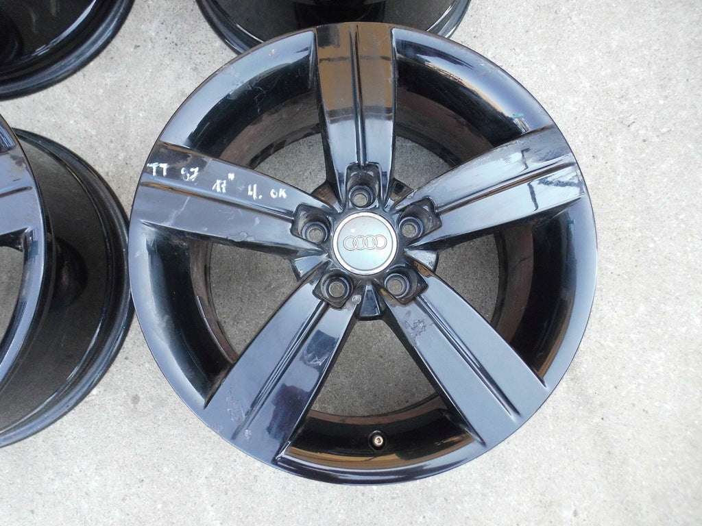 4x Alufelge 17 Zoll 8.0" 5x112 47ET Glanz 8J0601025C Audi A4 B7 Rim Wheel FEL4623063674cq