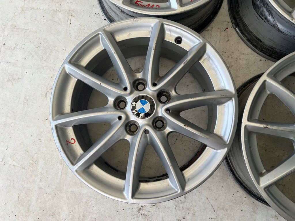 4x Alufelge 16 Zoll 7.0" 5x115 52ET Glanz Silber 6855080 BMW F45 Rim Wheel FEL2900944161cn