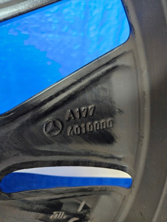 1x Alufelge 16 Zoll 6.5" 5x112 52ET Matt Schwarz A1774010000 Mercedes-Benz Cla FEL9864594709zd