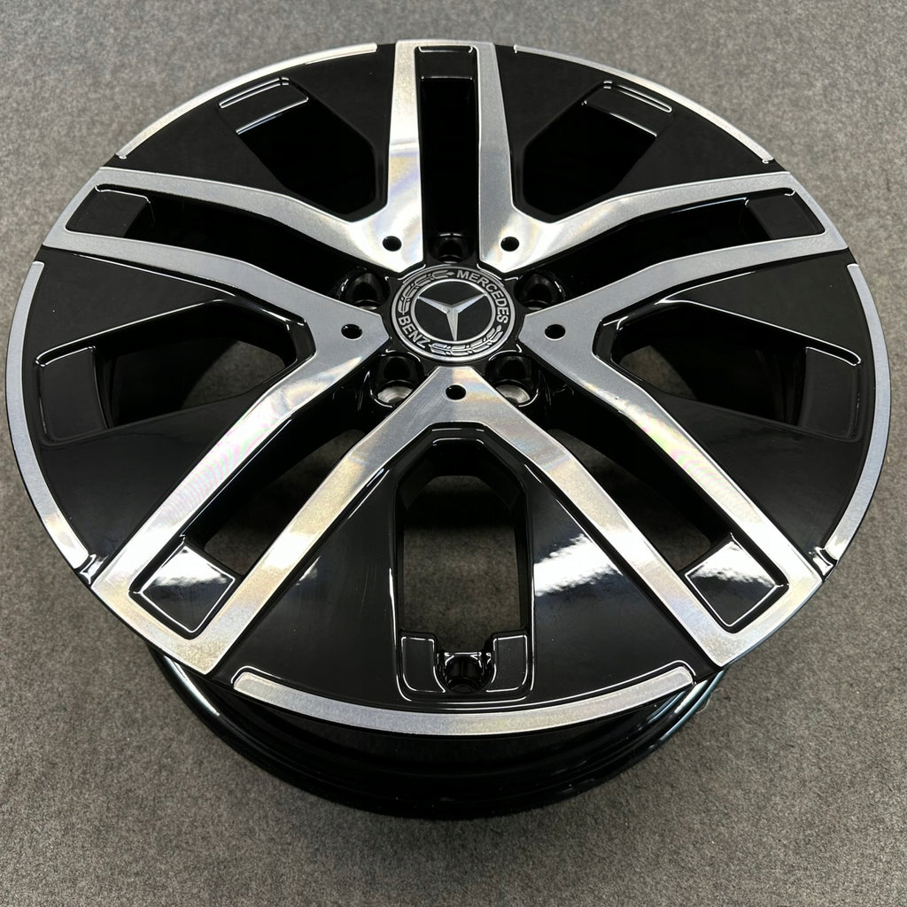 4x Alufelge 18 Zoll 7.5" 5x112 53ET Glanz Schwarz A2474012700 Mercedes-Benz Gla FEL2683057306tj