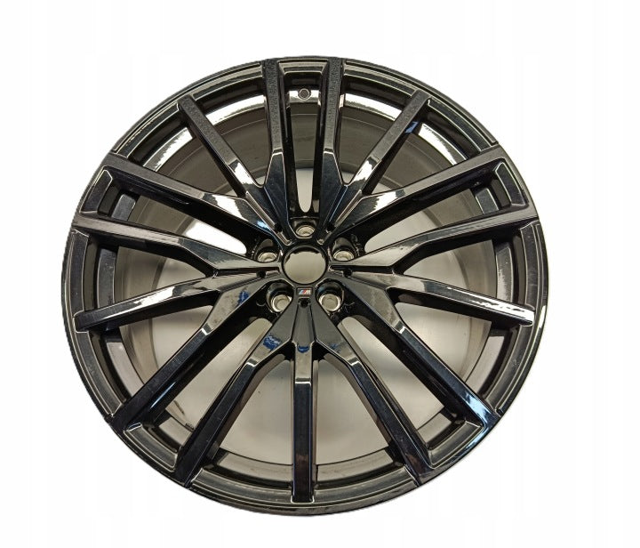 1x Alufelge 22 Zoll 9.5" 5x112 Glanz Schwarz 8090013 BMW X5 Rim Wheel FEL7503217395wl