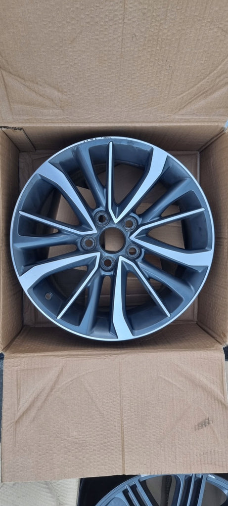 1x Alufelge 17 Zoll 7.0" 5x114.3 45ET Toyota Corolla Verso Avensis Rim Wheel FEL6512451580fq