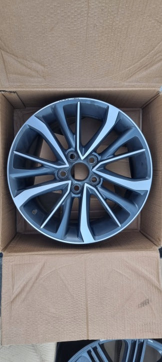 1x Alufelge 17 Zoll 7.0" 5x114.3 45ET Toyota Corolla Verso Avensis Rim Wheel FEL6512451580fq