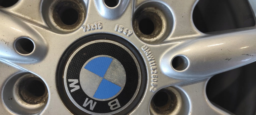 4x Alufelge 15 Zoll 7.0" 5x120 47ET Glanz Silber 1182608-2 Bmw Rim Wheel FEL1295795891go