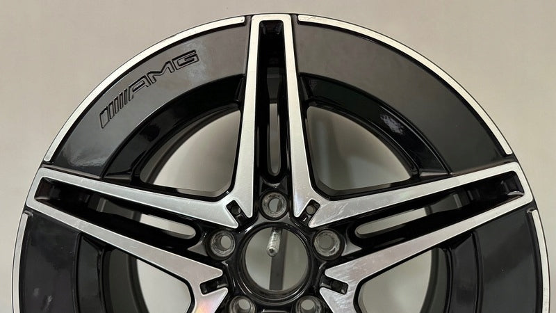 1x Alufelge 18 Zoll 9.0" 5x112 58ET Schwarz A2064016600- Mercedes-Benz Rim Wheel