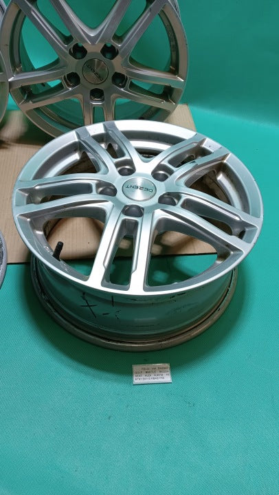 4x Alufelge 16 Zoll 6.5" 5x112 41ET Matt Silber Audi I Rim Wheel FEL2030078134dr