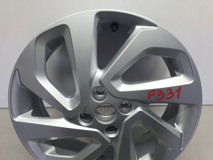 1x Alufelge 17 Zoll 5.0" 4x100 40ET Glanz Schwarz CMS1210-4 Toyota Aygo X FEL7637574212ig