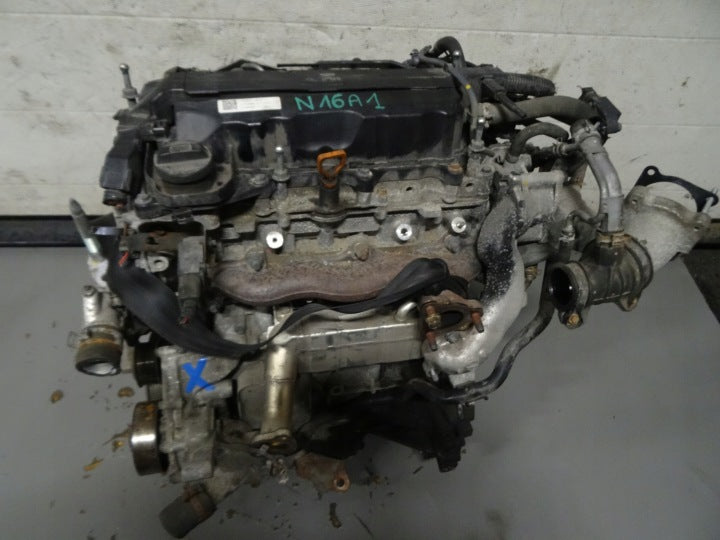 Motor Honda Civic I N16A1 1.6 120PS 88kW 103TKm Diesel Engine Komplett MOT3348313708ya