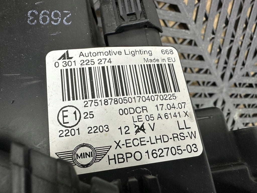 Frontscheinwerfer Mini Clubman R55 162703-03 162705-03 Ein Satz Headlight SCH2781476857ts