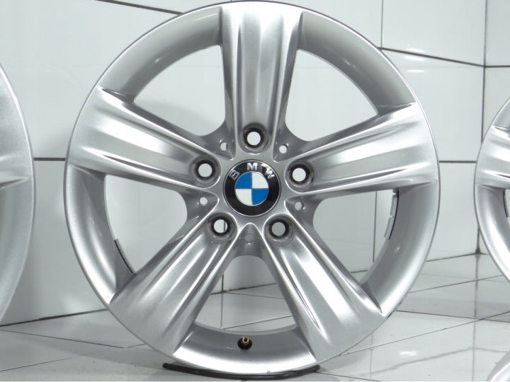 4x Alufelge 16 Zoll 7.5" 5x120 37ET Glanz Silber 6796237 BMW Rim Wheel FEL2804017736ub