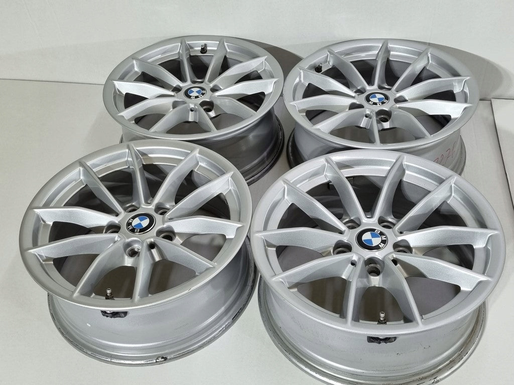 4x Alufelge 16 Zoll 6.5" 5x112 22ET Glanz Silber 6876921 BMW Rim Wheel FEL6091212891ii
