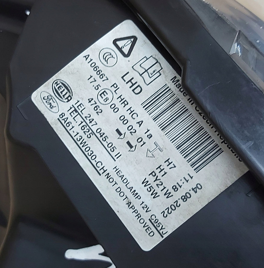 Frontscheinwerfer Ford Fiesta 8A61-13W030-CH Links Scheinwerfer Headlight SCH3308554700bw