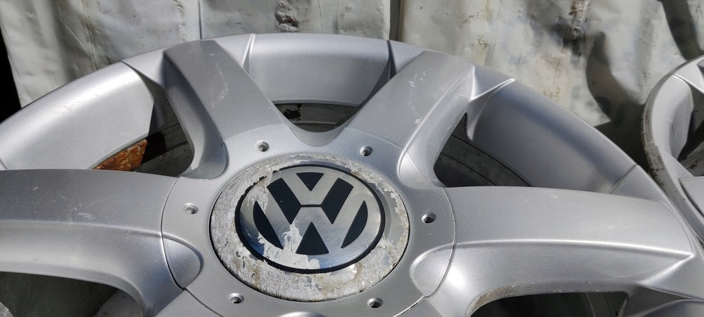 4x Alufelge 17 Zoll 7.5" 5x120 55ET Glanz Silber 7L6601025 VW Touareg Rim Wheel FEL5520925816jr