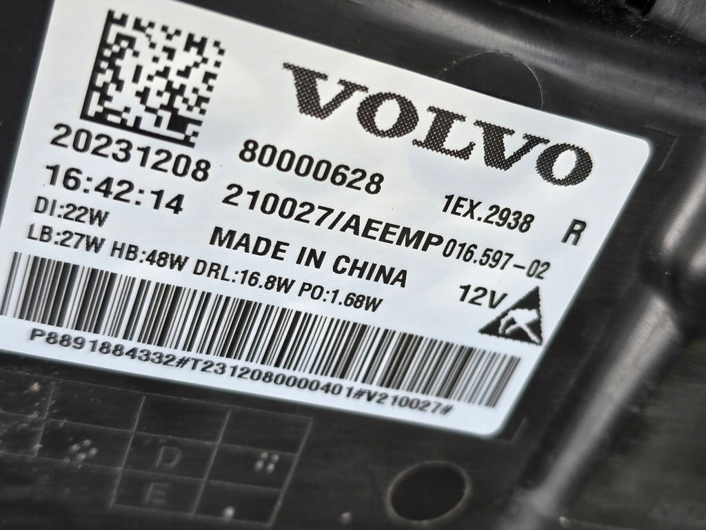 Frontscheinwerfer Volvo 20231208 Full LED Rechts Scheinwerfer Headlight SCH1147769531zc