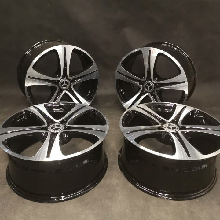 4x Alufelge 18 Zoll 8.0" 5x112 43ET Glanz Silber A2134011400 Mercedes-Benz W213 FEL3789708026et