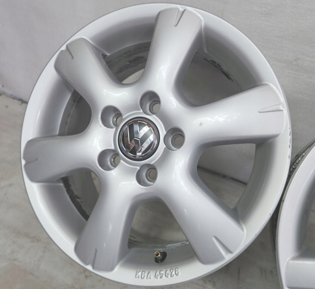 4x Alufelge 15 Zoll 6.5" 5x112 50ET 1K0601025S Audi A6 A4 Golf VIII I Rim Wheel FEL3325128970rt
