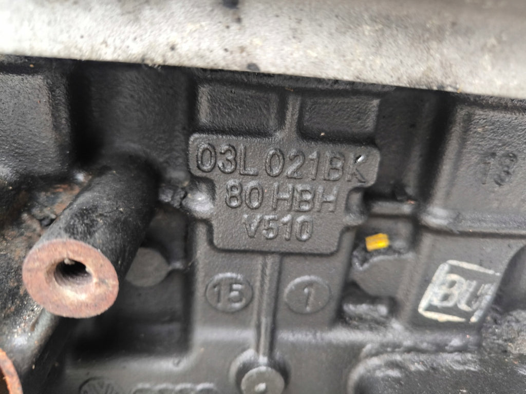 Motor Audi Seat Skoda VW CAY 1.6 TDI 76TKm Diesel Engine Unkomplett