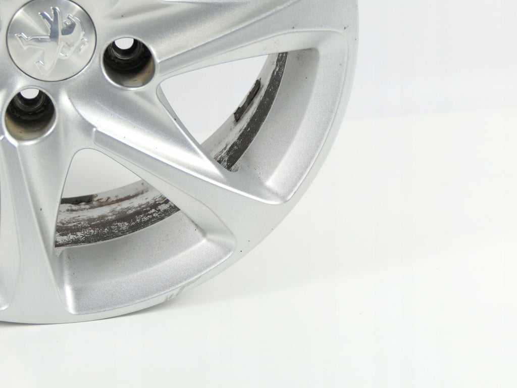1x Alufelge 15 Zoll 6.0" 4x108 Schwarz 9673773577 Peugeot 208 Hatchback I FEL1029117200mn