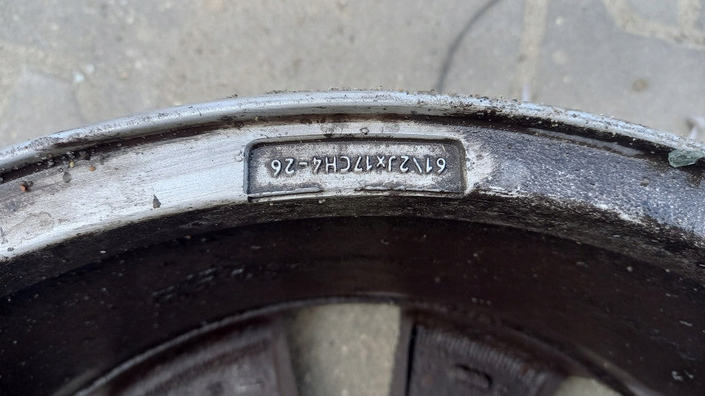 4x Alufelge 17 Zoll 6.5" 4x108 Citroën I Rim Wheel FEL5043685282bk