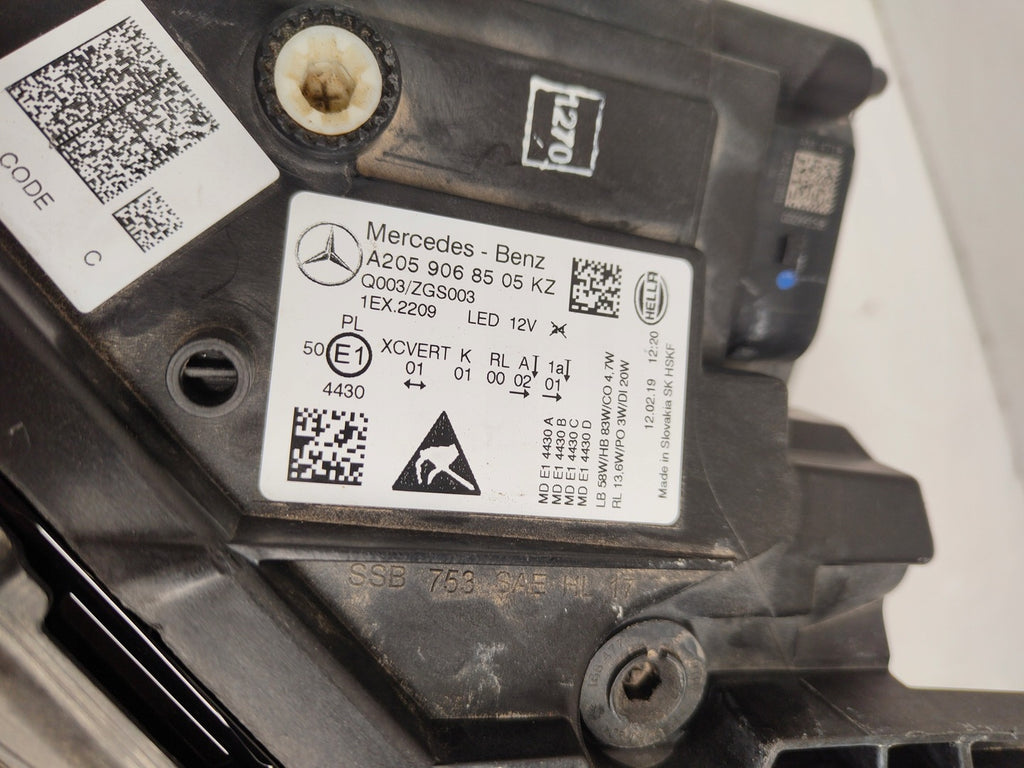 Frontscheinwerfer Mercedes-Benz W205 A2059068505KZ LED Links Headlight SCH3727790971xl