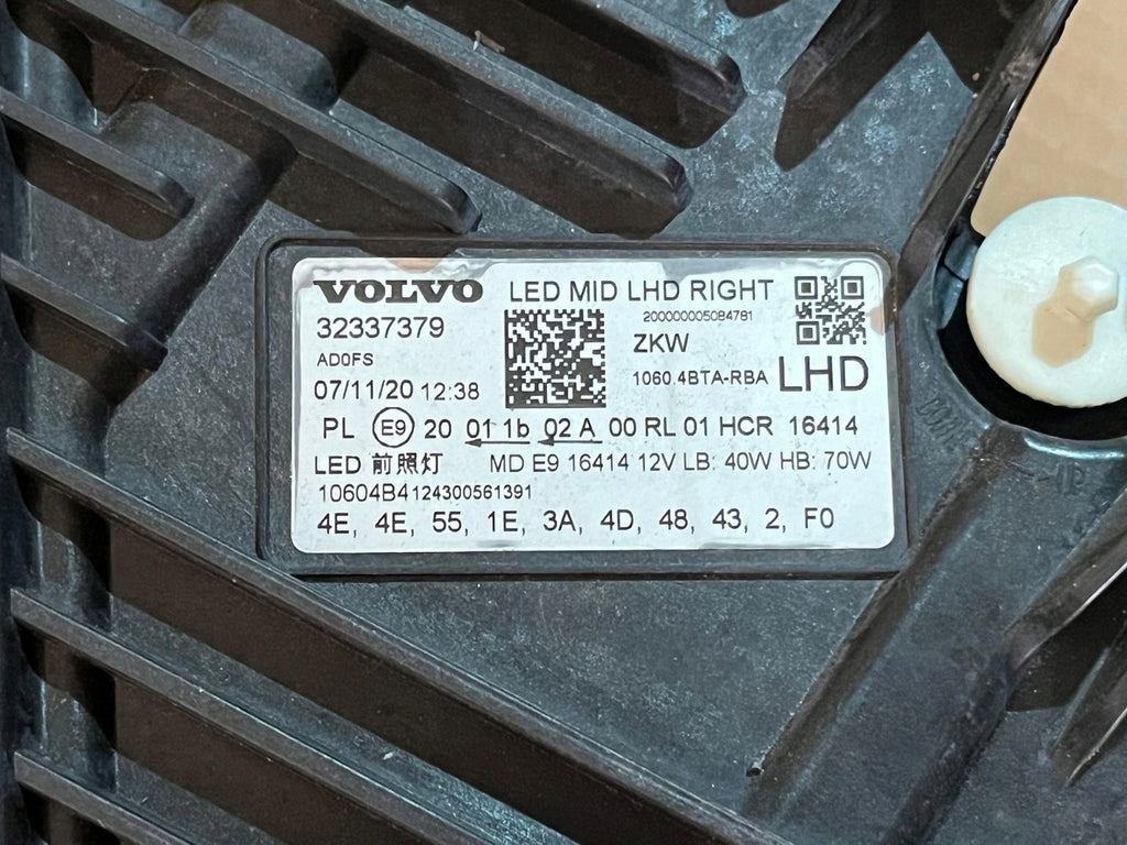 Frontscheinwerfer Volvo Xc60 32337379 LED Rechts Scheinwerfer Headlight SCH4632579187ec