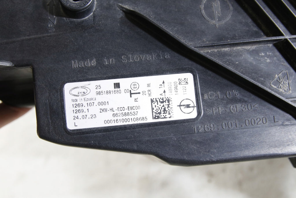 Frontscheinwerfer Opel Astra L 886283293 9851881680 LED Links Headlight SCH1942807993ec