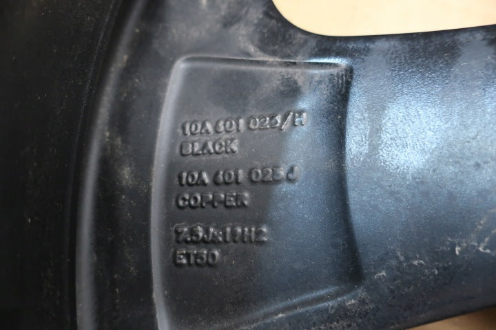 1x Alufelge 19 Zoll 7.5" 5x112 50ET Glanz Schwarz 10A601025J VW I Rim Wheel FEL2189488789ki