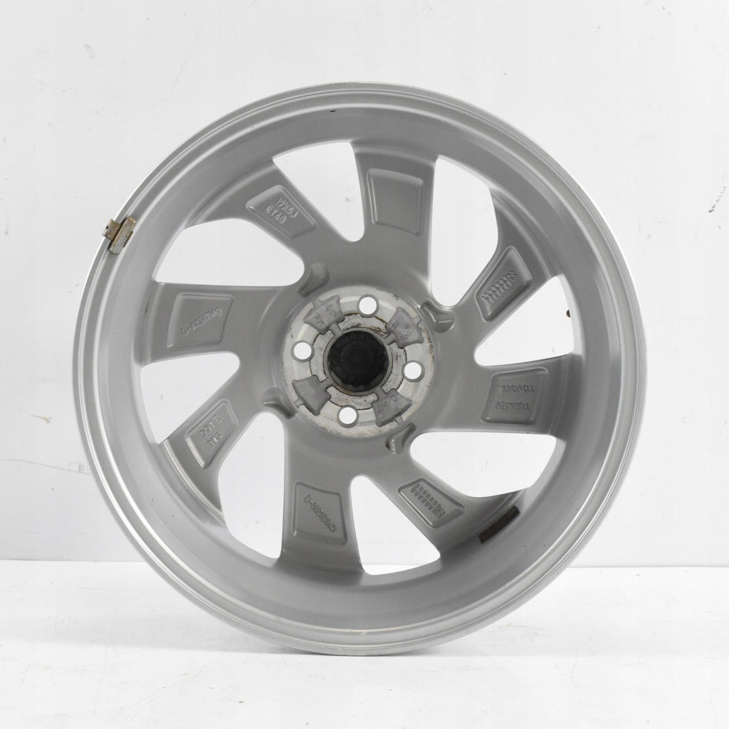 1x Alufelge 17 Zoll 5.0" 4x100 40ET Glanz Silber CMS1210-6 Toyota Aygo X FEL8799583252ru