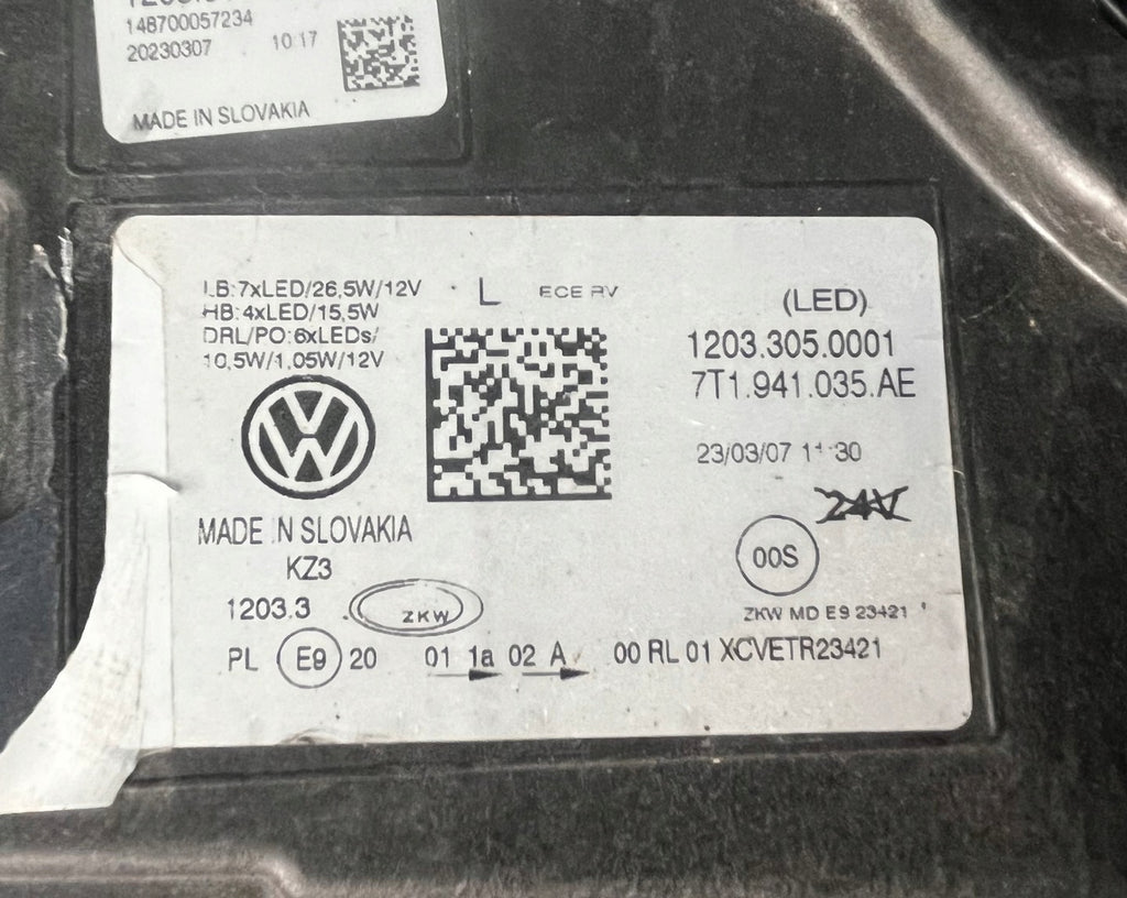 Frontscheinwerfer VW Multivan 7T1941035AE Links Scheinwerfer Headlight SCH5567439325ea