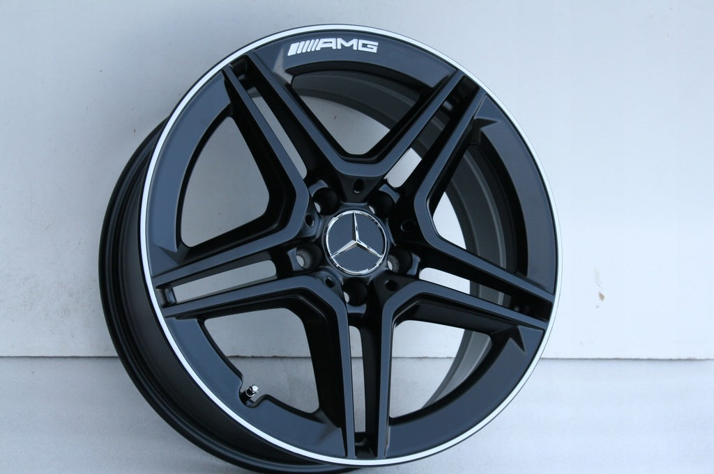 4x Alufelge 18 Zoll 7.5" 5x112 44ET Matt Schwarz A2054019500 Mercedes-Benz Amg FEL7870386882tp