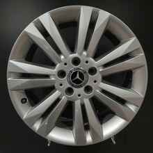 Load image into Gallery viewer, 1x Alufelge 17 Zoll 7.5&quot; 5x112 52,5ET Glanz Silber A2464010602 Mercedes-Benz