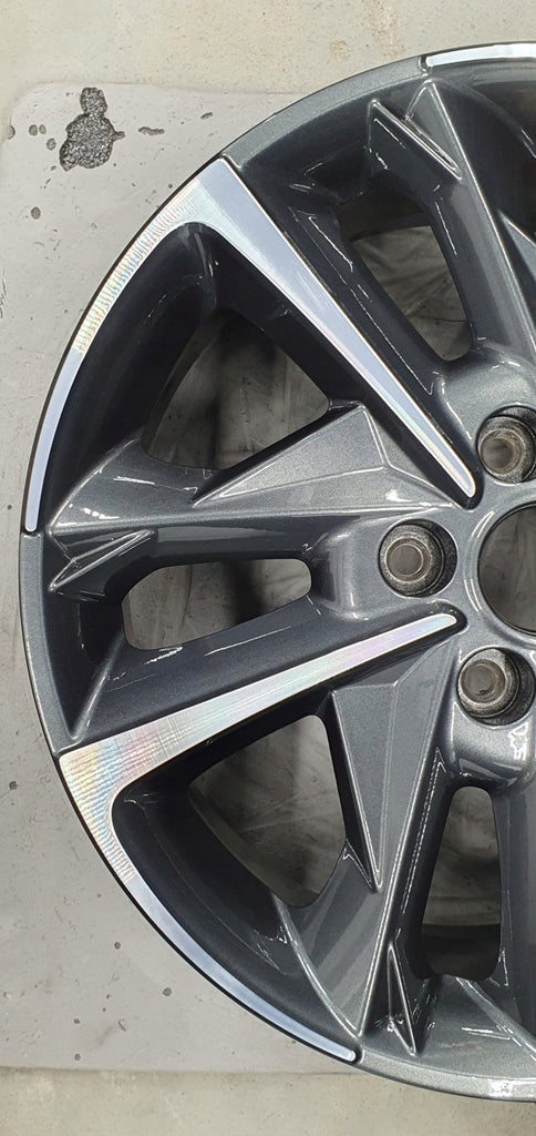 1x Alufelge 17 Zoll 7.0" 5x114.3 53ET Glanz Graphit 52910-G4700 Hyundai I30 Mg FEL6005879380fw