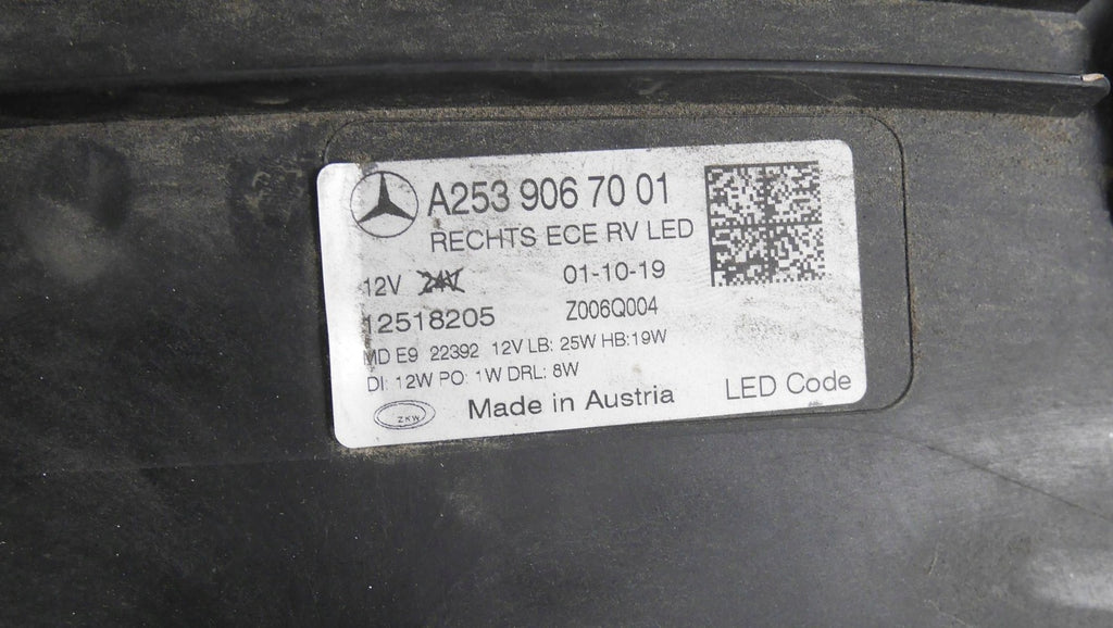 Frontscheinwerfer Mercedes-Benz Glc A2539067001 Rechts Scheinwerfer Headlight SCH4437759297tg