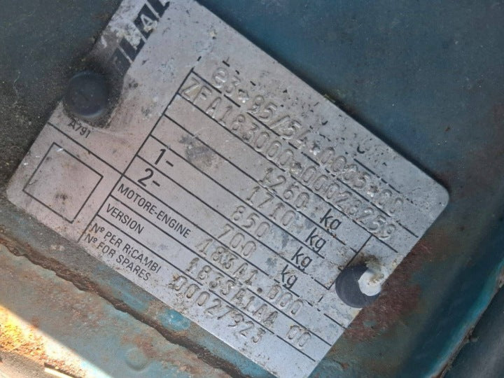 Motor Fiat Barchetta 183A1000 1.8 130PS 96kW Benzin Engine Komplett MOT2186868711ro