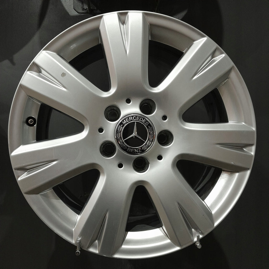4x Alufelge 16 Zoll 7.0" 5x112 43ET Matt Silber A2044012602 Mercedes-Benz W204 FEL7037349896vk