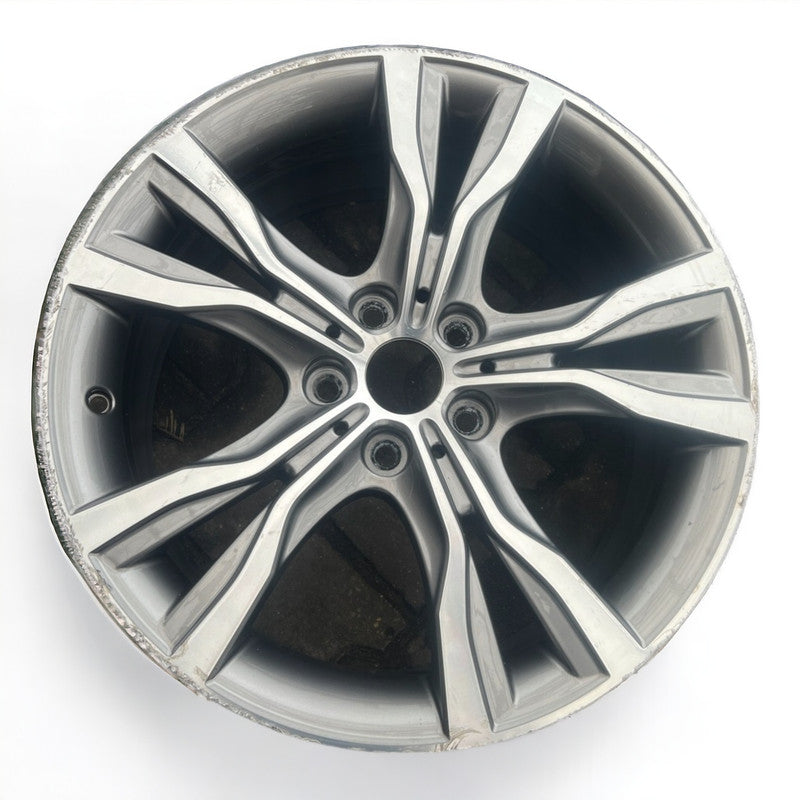 1x Alufelge 18 Zoll 8.0" 5x112 57ET Glanz Graphit 6855093 BMW Mg Rim Wheel