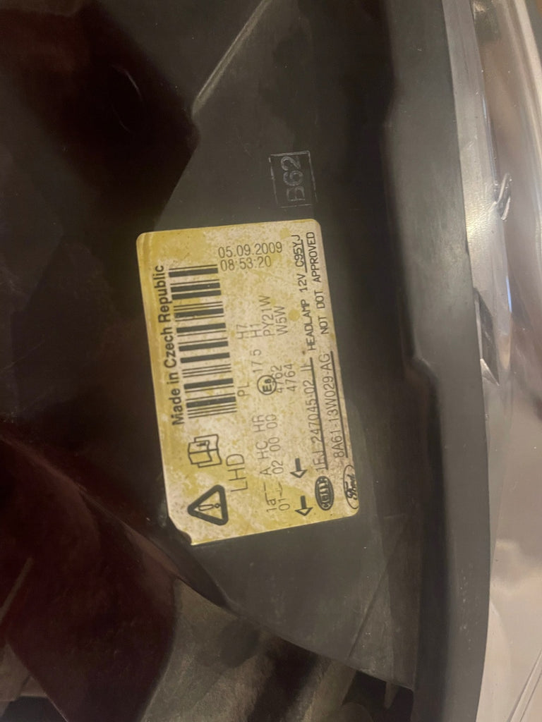 Frontscheinwerfer Ford Fiesta -8965329 Rechts Scheinwerfer Headlight SCH9609081730ar