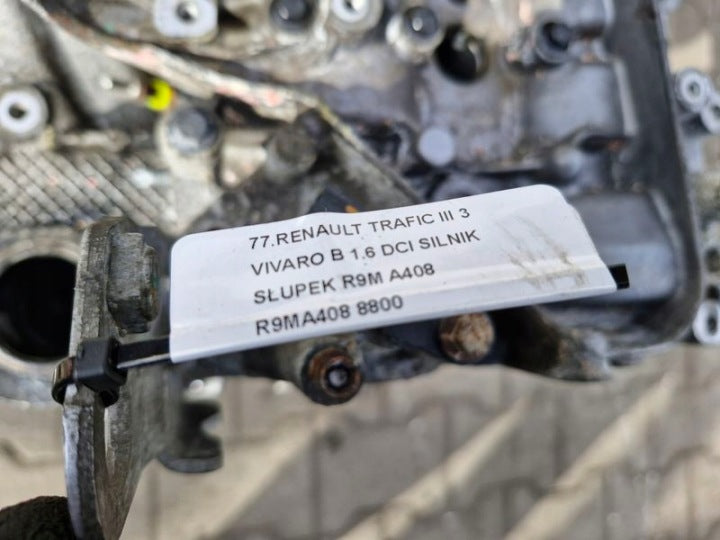 Motor Renault Trafic III R9MA408 1.6 DCI Benzin Engine Unkomplett MOT7678664139jl